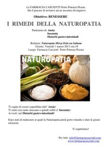 Locandina i rimedi della natura